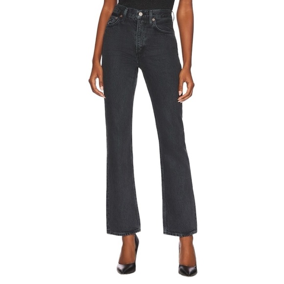 NWT Aritzia AGOLDE High Rise Vintage Boot in Percolate size 23 - Picture 1 of 11